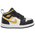 Jordan AJ 1 Mid SE  - Boys' Toddler White/Pollen/Black
