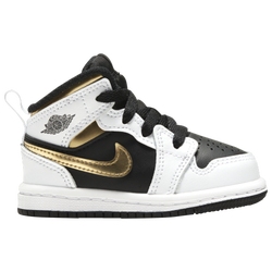 Boys' Toddler - Jordan AJ 1 Mid - White/Multicolor/Black