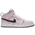 Jordan AJ 1 Mid - Girls' Preschool Pink Foam/Black/White
