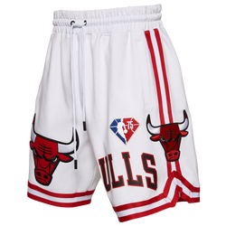 Men's - Pro Standard Bulls Team Logo Pro Shorts - White/White