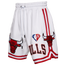 Pro Standard Bulls Team Logo Pro Shorts - Men's White/White