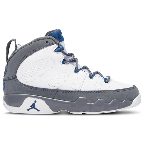  - Jordan Retro 9 - White/Flint Grey French Blue
