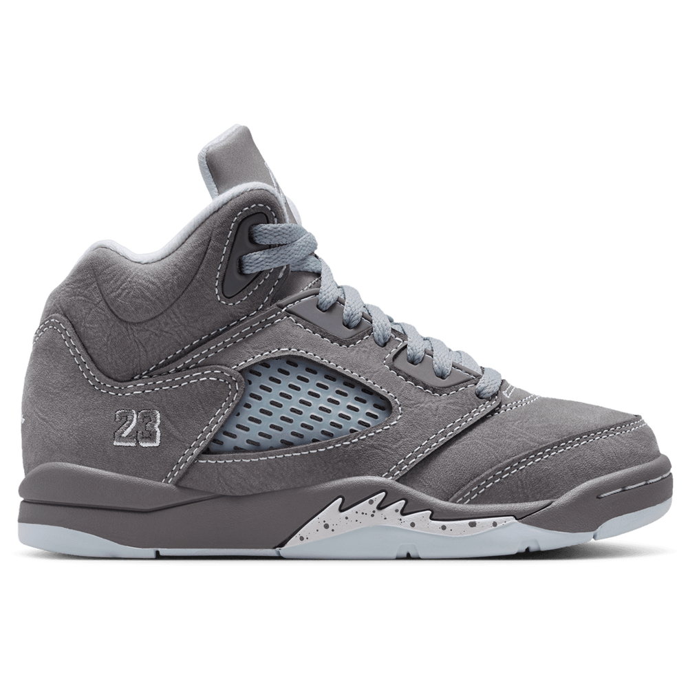 Jordan Pre School Retro 5 Wolf Grey