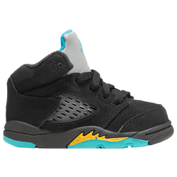 Girls' Infant - Jordan Retro 5 - Black/Purple