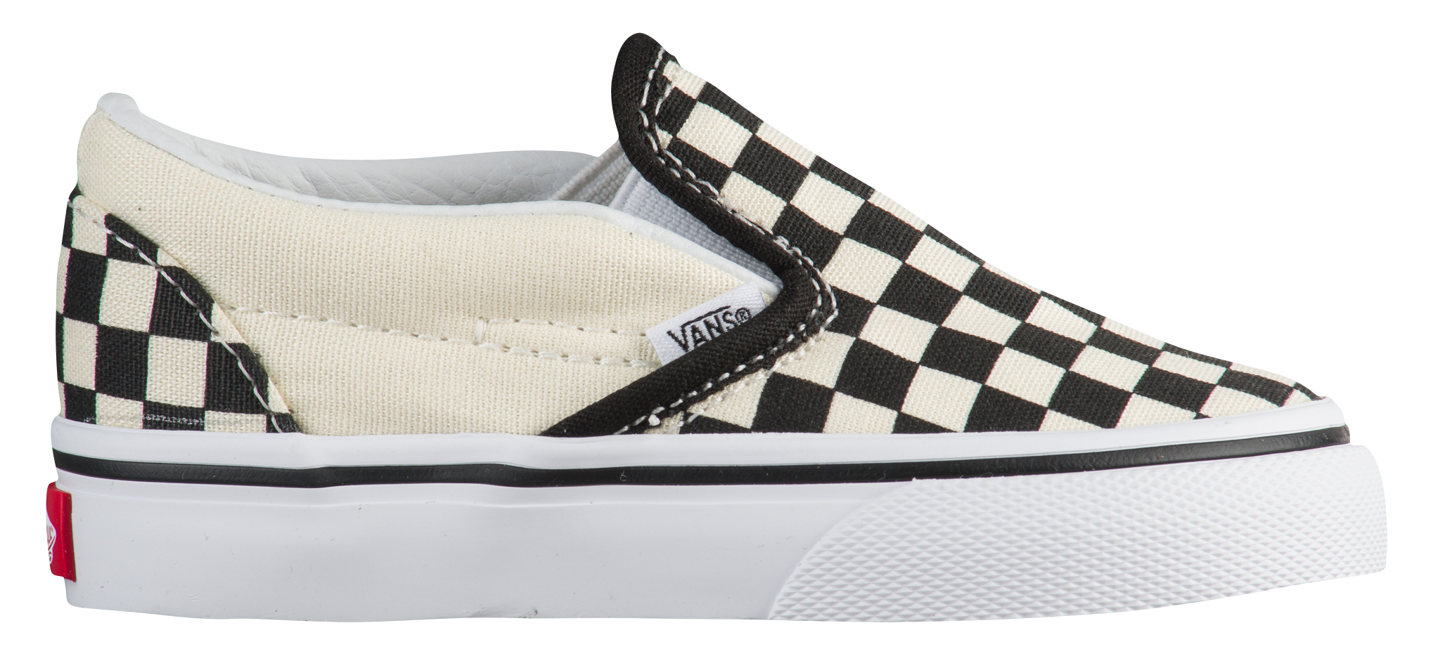 black and white checkered vans footlocker