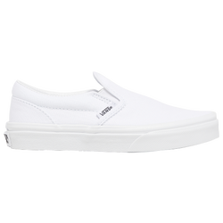 Boys' Preschool - Vans Classic Slip On - True White/White