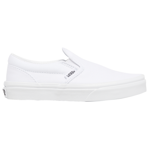 

Vans Boys Vans Classic Slip On - Boys' Preschool Shoes True White/White Size 1.0
