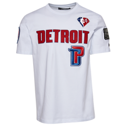 Men's - Pro Standard Pistons Logo T-Shirt - White/White
