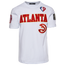 Pro Standard Hawks Logo T-Shirt - Men's White/White