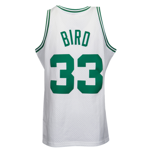 

Mitchell & Ness Mens Larry Bird Mitchell & Ness Celtics Swingman Jersey - Mens White/Green Size M