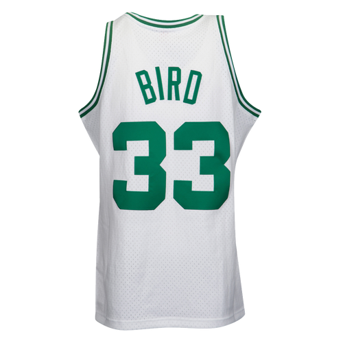 

Mitchell & Ness Mens Larry Bird Mitchell & Ness Celtics Swingman Jersey - Mens White/Green Size XL