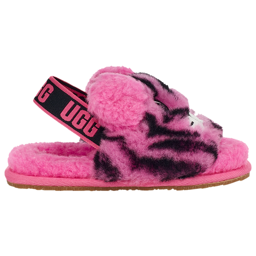 

UGG Girls UGG Fluff Yeah Boots - Girls' Toddler Pink/Black Size 9.0