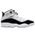 Jordan 6 Rings  - Men's White/Black/Metallic Gold