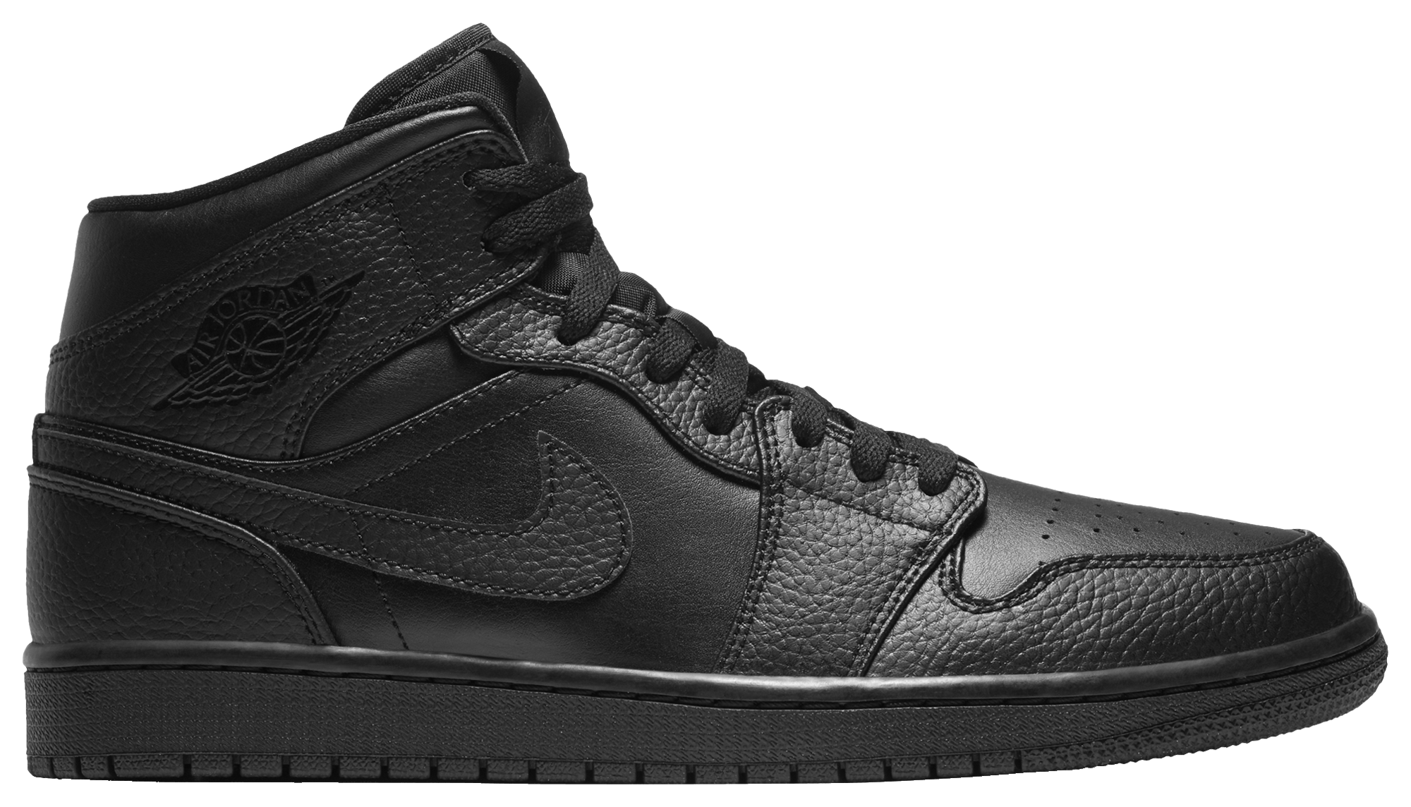 jordan aj 1 mid black