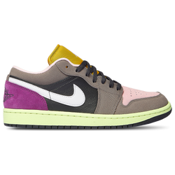 Men's - Jordan Air Jordan 1 Low SE  - Oil Grey/White/Cave Stone