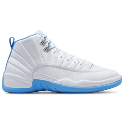 Men's - Jordan Retro 12  - White/University Blue/Metallic Silver
