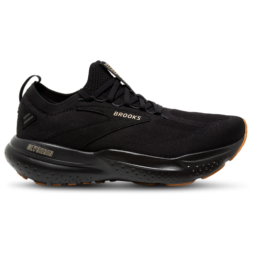 

Brooks Womens Brooks Glycerin Stealthfit 21 - Womens Running Shoes Black/Gum Size 9.0