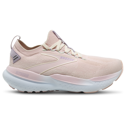 Shop Brooks Womens  Glycerin Stealthfit 21 In Pink/purple/white