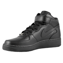 Men's - Nike Air Force 1 Mid - Black/Black