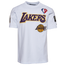 Pro Standard Lakers Logo T-Shirt - Men's White/White