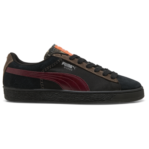 MENS - PUMA Suede Built & Earned II - Black/Team Regal Red Inky Blue
