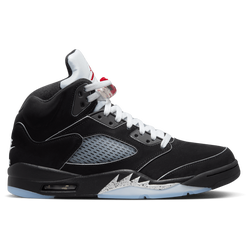 Men's - Jordan Retro 5 OG - Black/White/Metallic Silver