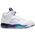 Jordan Retro 5 OG  - Men's White/Grape Ice/Black