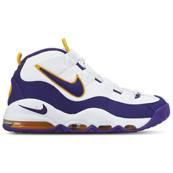 Men's - Nike Air Max Uptempo  - White/Court Purple/White