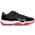 Jordan Retro 11 Low - Pour hommes Noir/Rouge varsity/Blanc
