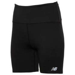 Women's - New Balance Harmony High Rise 6" Shorts - Black/Black