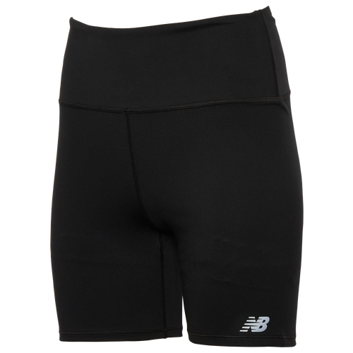 Shop New Balance Womens  Harmony High Rise 6" Shorts In Black/black