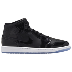 Men's - Jordan AJ 1 Mid SE  - Black/Purple/White