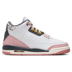 Girls' Grade School - Jordan Retro 3 - Red Stardust/Anthracite/White