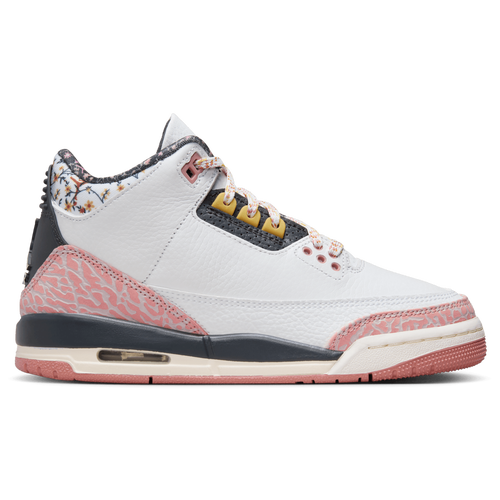 

Girls Jordan Jordan Retro 3 - Girls' Grade School Basketball Shoe Red Stardust/Anthracite/White Size 06.5