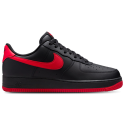 Men's - Nike Air Force 1 Low '07 - Black/Red/Black