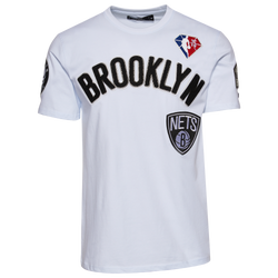 Men's - Pro Standard Nets Logo T-Shirt - White/White