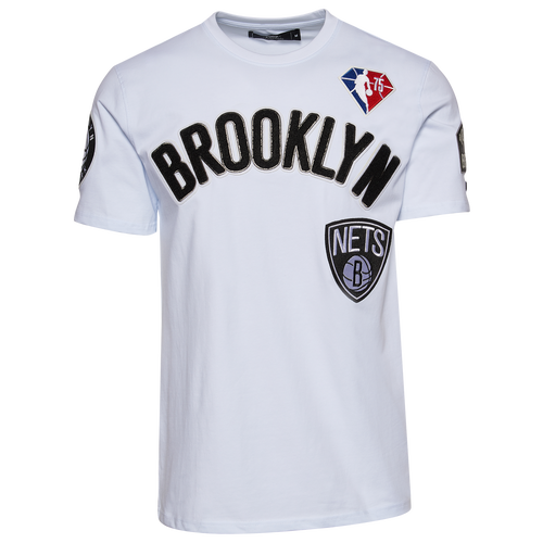 

Pro Standard Mens Pro Standard Nets Logo T-Shirt - Mens White/White Size XL