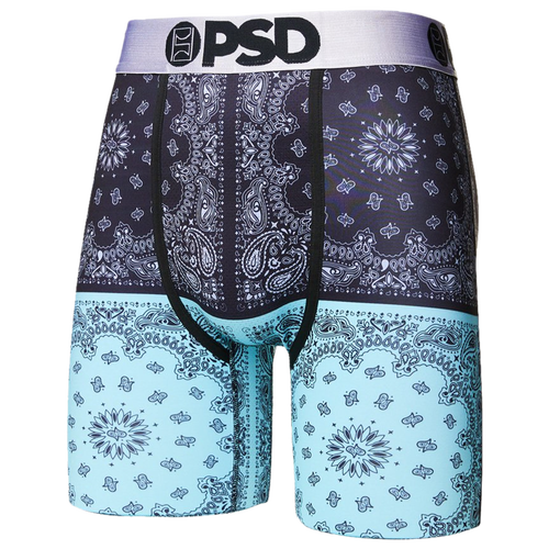 

PSD Mens PSD Graphic Briefs - Mens Black/Teal Size M