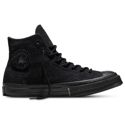 Men's - Converse Chuck 70 Hairy Suede  - Black/Black