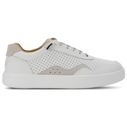 Men's - HEYDUDE Hudson Leather - Bone/Slate Grey