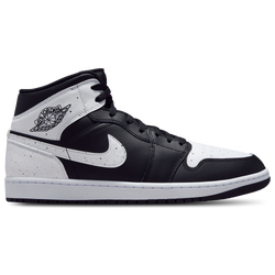 Men's - Jordan AJ 1 Mid SE  - Black/White/Black