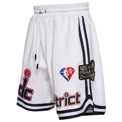 Men's - Pro Standard Wizards Team Logo Pro Shorts - White/White