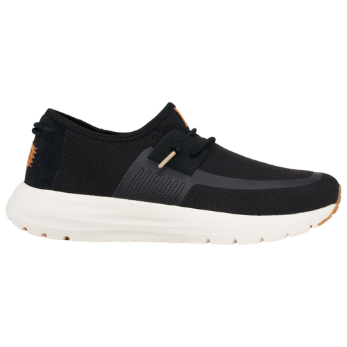 

HEYDUDE Mens HEYDUDE Sirocco - Mens Shoes White/Black Size 10.0