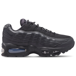 Boys' Grade School - Nike Air Max 95 BB Leather - Black/Black/Anthracite