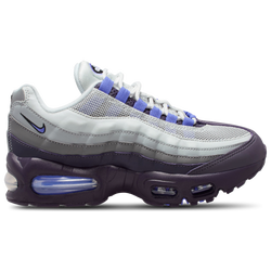 Boys' Grade School - Nike Air Max 95 BB Leather - Photon Dust/Sapphire/Dark Raisin