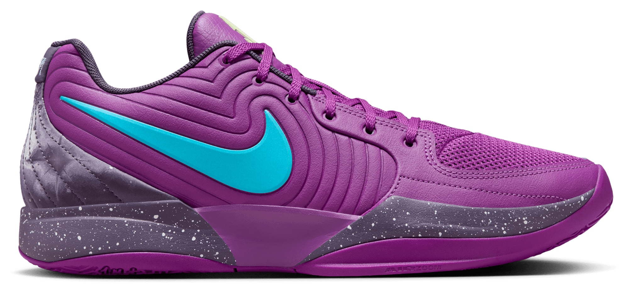 Purple nike basketball shoes best sale