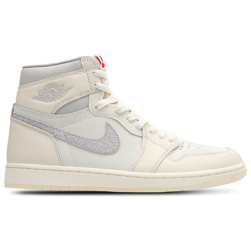 Jordan Men's AJ 1 Retro High OG V3 - Basketball Shoes Size 08.0 - Sail/University Red/Pale Ivory