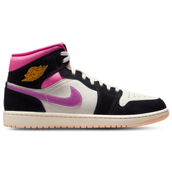 Men's - Jordan AJ 1 Mid SE  - Yellow/Pink/Black