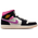 Jordan AJ 1 Mid SE  - Men's Yellow/Pink/Black