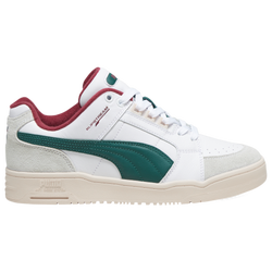 Men's - PUMA Slipstream Low Retro  - White/Green/Maroon